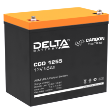 CGD 1255 (Delta) Аккумулятор карбоновый (12В; 55 Ач) 