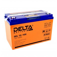 Delta GEL12-100  Аккумулятор гелевый (12В; 100А*ч)