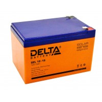 Delta GEL12-15  Аккумулятор гелевый (12В; 15А*ч)