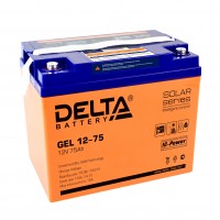 Delta GEL12-75  Аккумулятор гелевый (12В; 75А*ч)