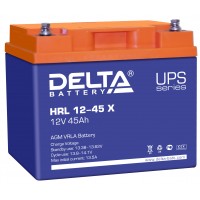 HRL 12-45 X (Delta) Аккумулятор 12В; 45 Ач, AGM
