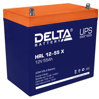 HRL 12-55 X, AGM аккумулятор для ИБП (UPS)