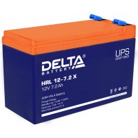 HRL 12-7.2 X (Delta) Аккумулятор 12В; 7.2 Ач, AGM