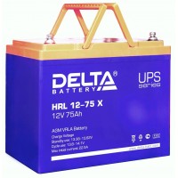 HRL 12-75 X (Delta) Аккумулятор 12В; 75 Ач, AGM