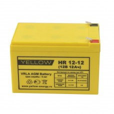 AGM аккумулятор HR 12-12 (Yellow)