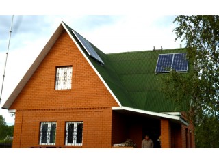 Солнечная электроэнергия в удаленном домохозяйстве Тверской области