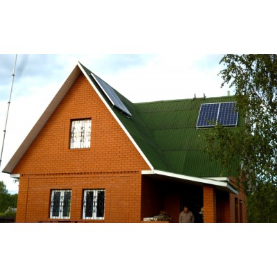 Солнечная электроэнергия в удаленном домохозяйстве Тверской области