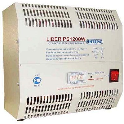 Lider PS1200W-50 Электронный стабилизатор 1,2КВА Точность 4,5%