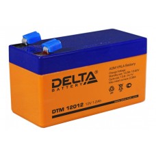 DTM 12012 (Delta АКБ) Аккумулятор AGM, 12В, 1.2 Ач