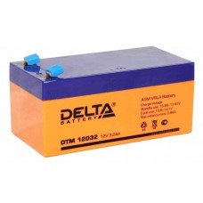 DTM 12032 (Delta АКБ) Аккумулятор AGM, 12В, 3.2 Ач