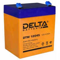 DTM 12045 (Delta АКБ) Аккумулятор AGM, 12В, 4.5 Ач
