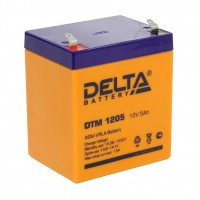 DTM 1205 (Delta АКБ) Аккумулятор AGM (12В; 5 Ач) 
