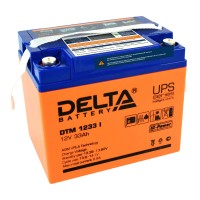 DTM 1233 I (Delta) AGM аккумулятор (12 В; 33 А*ч) с цифровым дисплеем