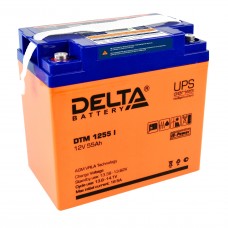 DTM 1255 I (Delta) AGM аккумулятор (12 В; 55 А*ч) с цифровым дисплеем