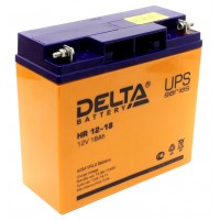 HR 12-18 (Delta) Аккумулятор 12В; 18 Ач, AGM