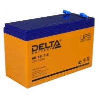 HR 12-7.2 (Delta) Аккумулятор 12В; 7.2 Ач, AGM