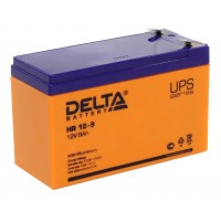 HR 12-9 (Delta) Аккумулятор 12В; 9 Ач, AGM