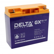 Delta GX12-17 (12В; 17А*ч) Гелевый аккумулятор 