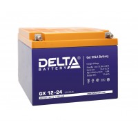 Delta GX12-24 (12В; 24А*ч) Гелевый аккумулятор 