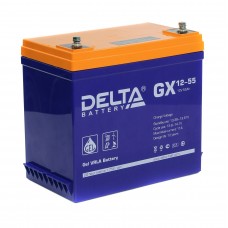 Delta GX12-55 (12В; 55А*ч) Гелевый аккумулятор 